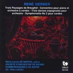 René Gerber: Trois paysages de Breughel & Other Orchestral Works - René Gerber