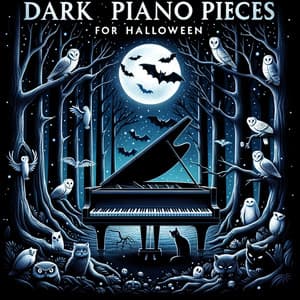 Dark Piano Pieces for Halloween - Calming Piano Music