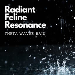 Radiant Feline Resonance: Theta Waves, Rain - Cats Music Zone