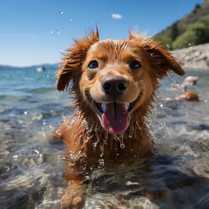 Música Combinada Con Océano: Serenidad Canina Junto Al Mar - Televisión de la naturaleza