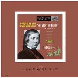 Schumann: Sympony No. 3 "Rheinish" - Weinberger: Polka & Fugue - M. Gould: Ministrel Show - Dimitri Mitropoulos