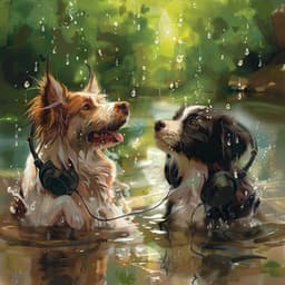 Pets and Waterfalls: Calming Music Background - Floof