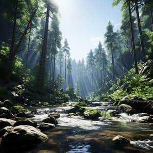 El Fluir Del Agua: El Suave Coro Del Arroyo - Sonidos curativos de la naturaleza