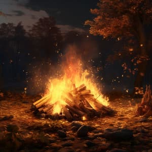 Focused Study: Soothing Fire Echoes - Study Music Club