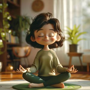 Indigo Glückseligkeit: Sanfte Gitarrenmusik zur Beruhigung junger Geister und zur Förderung der Konzentration - Kinderyoga Akademie