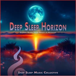 Deep Sleep Horizon: Soothing Whisper Dreams Beneath the Moonlight - Deep Sleep Music Collective