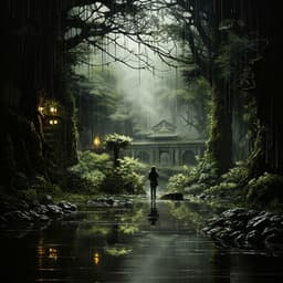 Meditación Lluviosa: Aguas Relajantes Y Sonido Ambiental Pacífico - Música tranquila de la mañana