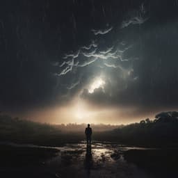 Abrazo Nocturno Del Trueno: Serenidad Del Sueño Nocturno - Naturaleza suena colaboración