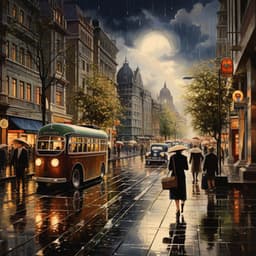 Rainy Cadence Essence: Music in the Rain - Calming Rain