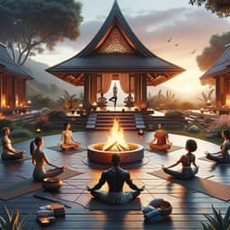 Yoga Ashram Flames: Spiritual Fire Music - Soft Sounds
