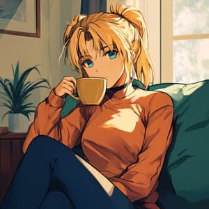 Saber's Coffee Break - Chill Anime Lofi