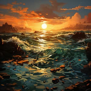 Paisajes Sonoros Musicales: Melodías Relajantes Del Océano - Sonidos De Todos Ruídos