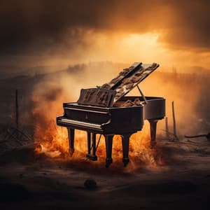 Woven in Melody: Piano Rhythms Tapestry - Piano dust Covers