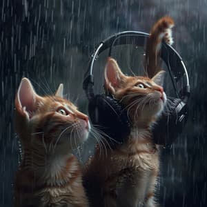 Cats Rain Quietude: Music for Feline Peace - Cat Peace Music