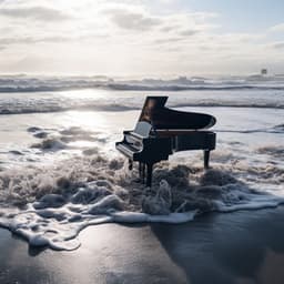 Ecos Del Océano: El Piano Baila Con La Canción Suave De Las Mareas - Equipo de piano relajante