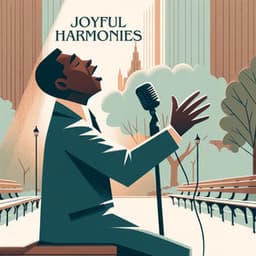 Joyful Harmonies: Gospel Jazz Choirs in the Park - Morning Jazz Background Club