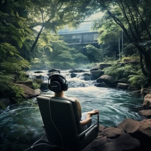 Binaural Water Relaxation: Gentle River Melodies - Solfeggio Source