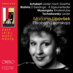 Schubert, Brahms & Mussorgsky: Lieder - Marjana Lipovsek
