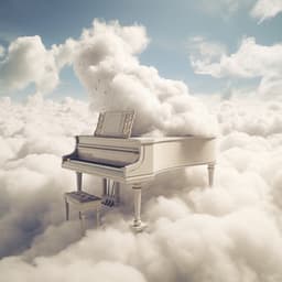 Lienzo De Nubes: Piano Pinta Historias Soñadoras En Teclas Suaves - Piano y tormenta