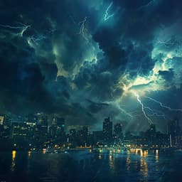 Trueno Ascendente: Sinfonía De Tormentas - Ritmos binaurales Música de trabajo