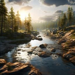 Study Flow: River Sounds for Concentration - Classical Music For Studying