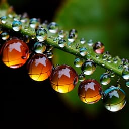 Nature's Raindrops: A Harmonic Cascade - Intentional Vibes