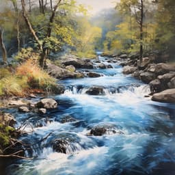 Paisajes Sonoros Relajantes: Dormir Con Melodías Del Río - Grillos del bosque