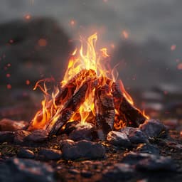 Binaural Bonfire Night for Deep Sleep - Fall Asleep Machine