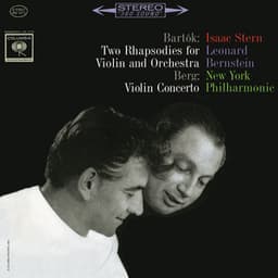 Bartók: Rhapsodies No. 1 and No. 2 - Berg: Violin Concerto - Isaac Stern