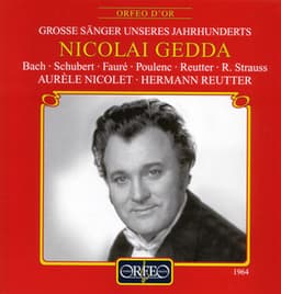 Bach, Schubert, Fauré, Poulenc, Reutter & Strauss: Lieder - Nicolai Gedda