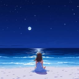 Crimson Petals in Twilight Lofi - Anime Girl Lofi