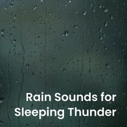 Rain Sounds for Sleeping Thunder - Natural Woodland Sounds