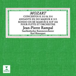Mozart: Concertos, Andante et Rondo pour flûte et orchestre - Wolfgang Amadeus Mozart