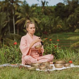 Reflections of Himalayan Bowl in Rain for Deep Meditation - Rain Meditation