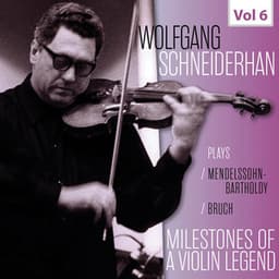 Milestones of a Violin Legend: Wolfgang Schneiderhan, Vol. 6 - Wolfgang Schneiderhan