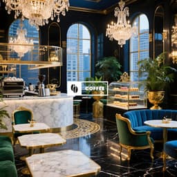 Conversations Over Warm Cappuccinos - Coffee Shop Vibes