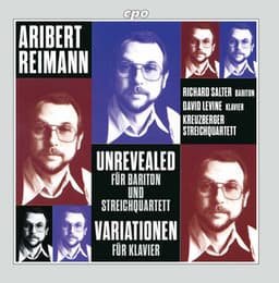 Aribert Reimann: Unrevealed & Variations for Piano - Aribert Reimann