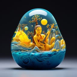 Tranquil Melodies by Water: Relaxing Harmony - The One-Lane Bridge