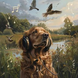 Canine Calm: Binaural Birds for Dogs - 78 72 Hz - Music For Dogs