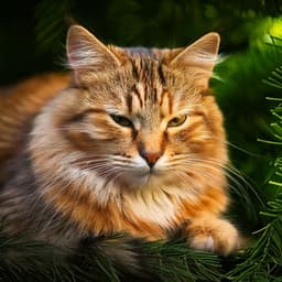 Soft Cat Melodies for Comfort and Calm - Native Flute American Music Consort