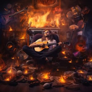 Fire Serenity: Ember Relaxation Melodies - Stress Relief