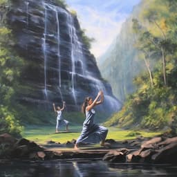 Waterfall Yoga: Serene Rhythm Balance - Healing Music Collective