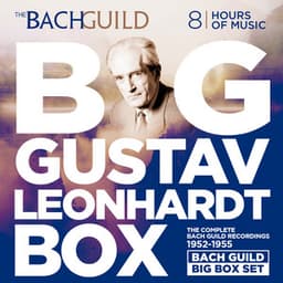 Big Gustav Leonhardt Box The Bach Guild Recordings 1952-1955 - Gustav Leonhardt