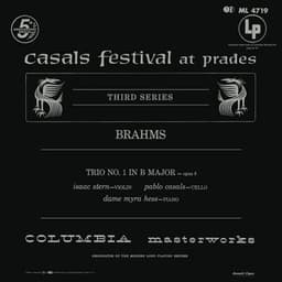 Brahms: Trio No.1 in B Major, Op. 8 - Johannes Brahms