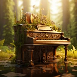 Piano Music: Rhythmic Raindrops - Forest Dreams