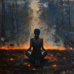 Llamas Nocturnas: Calor Del Sueño Del Fuego - Música Para Dormir Inspirada En El Espacio