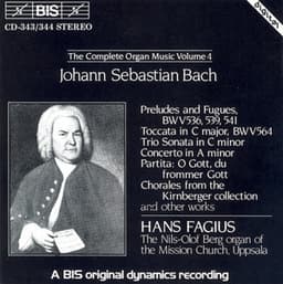Bach, J.S.: Organ Music , Vol. 4 - Johann Sebastian Bach