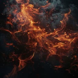 Warm Meditation: Soothing Chill Fire Ambiance - 1 Hour Meditation