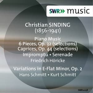 Sinding: Piano Music - Christian Sinding
