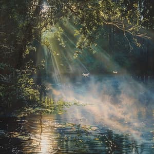 Ecos Del Flujo Del Río: Ritmos Binaurales - Tiempo de relajación natural